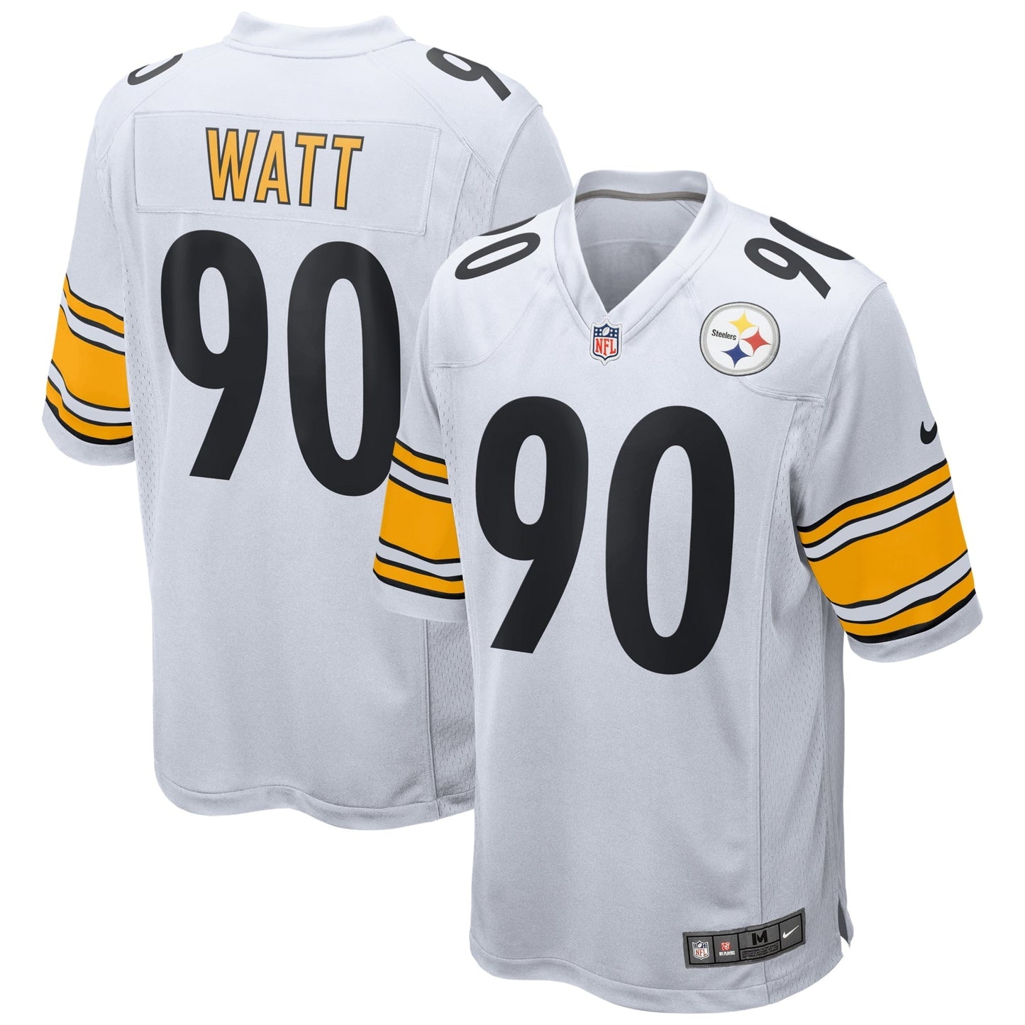 Youth Nike T.J. Watt White Pittsburgh Steelers Game Jersey