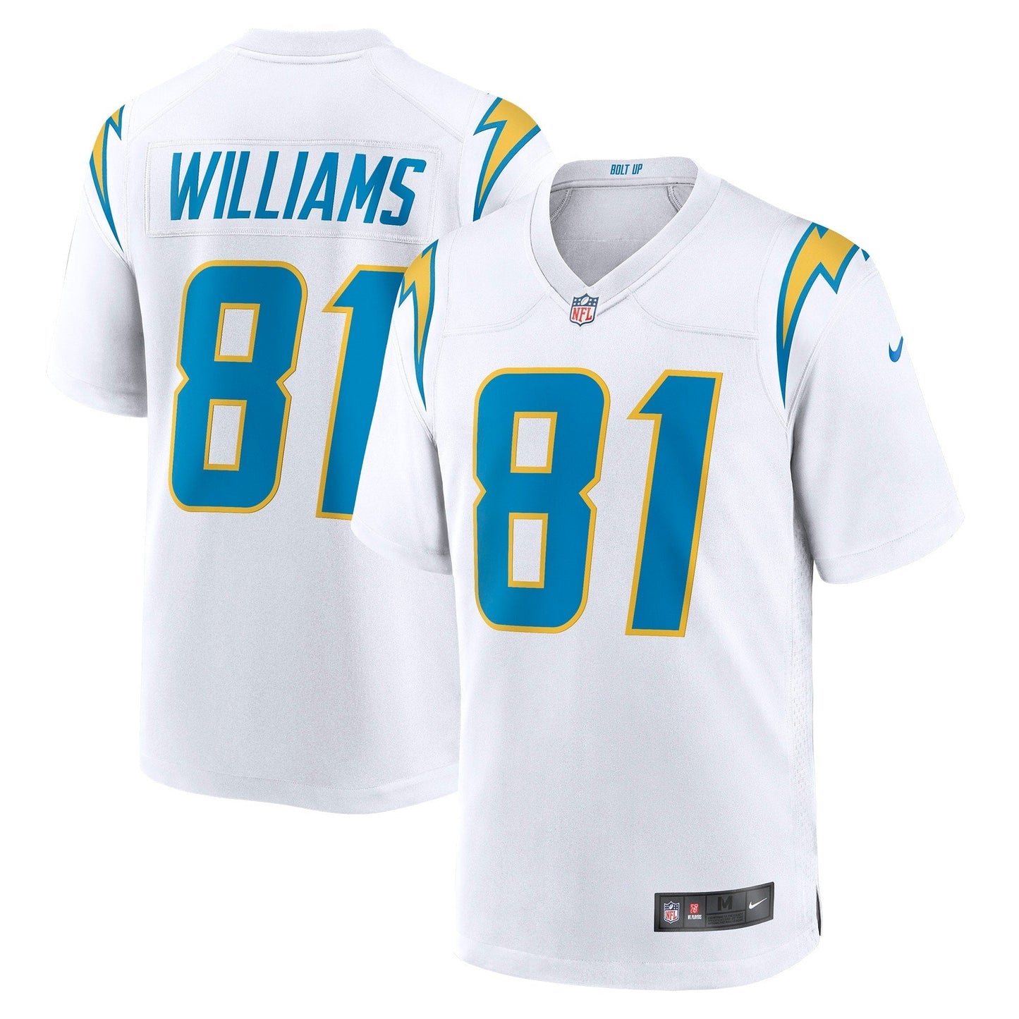 Men's Nike Mike Williams White Los Angeles Chargers Game Jersey