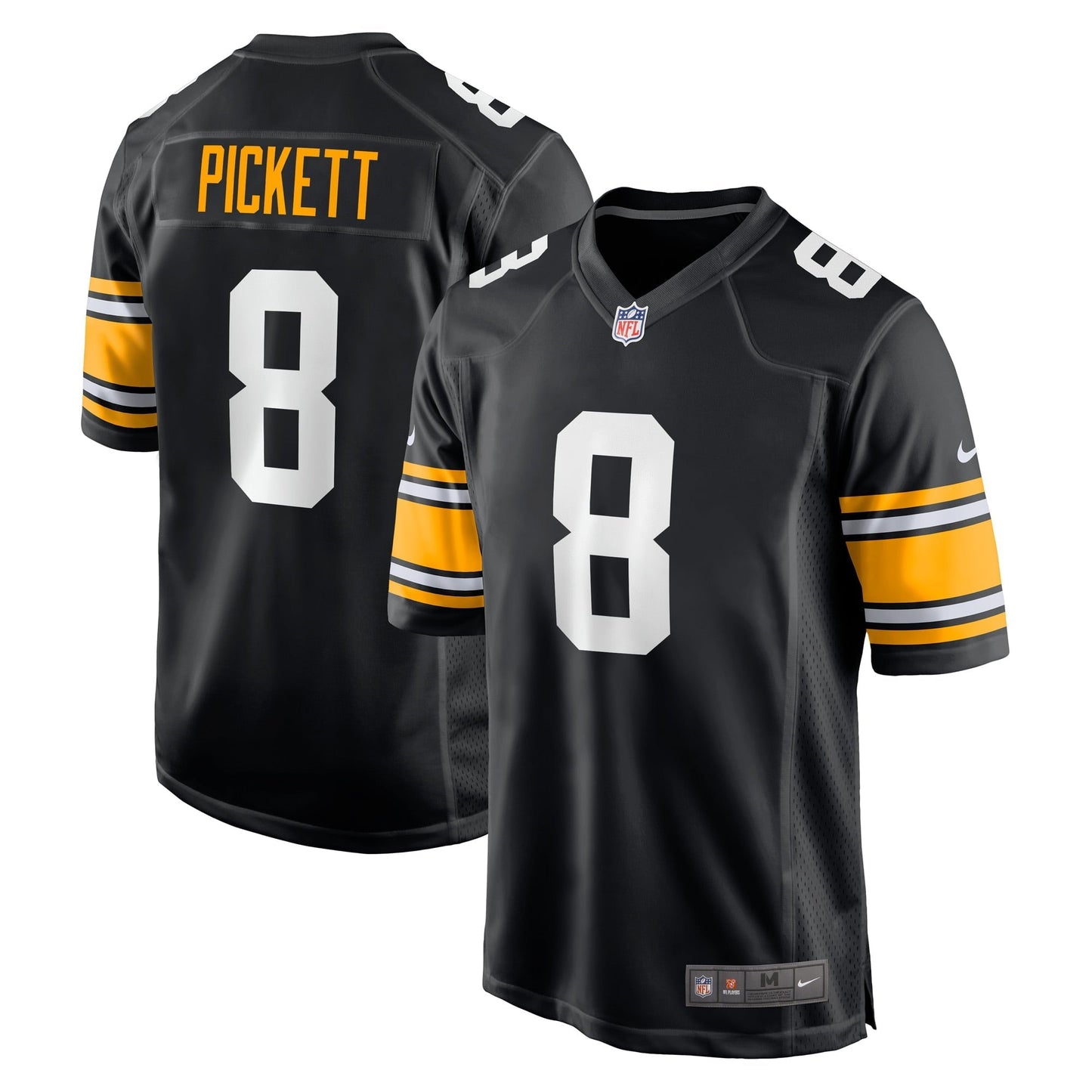 Men's Nike Kenny Pickett Black Pittsburgh Steelers Player Alternate Game Jersey