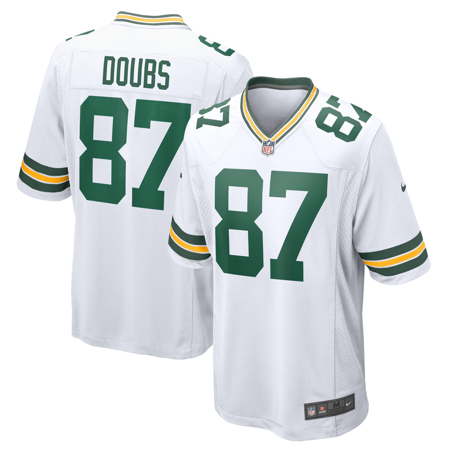 Romeo Doubs Green Bay Packers Nike Game Player Jersey - White