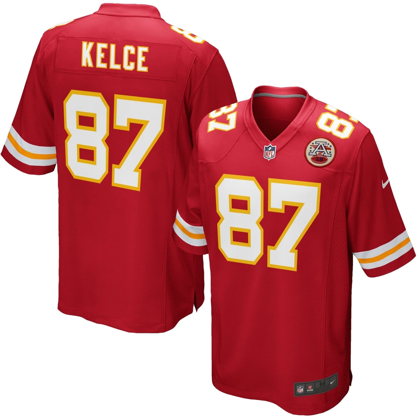 Youth Nike Travis Kelce Red Kansas City Chiefs Game Jersey