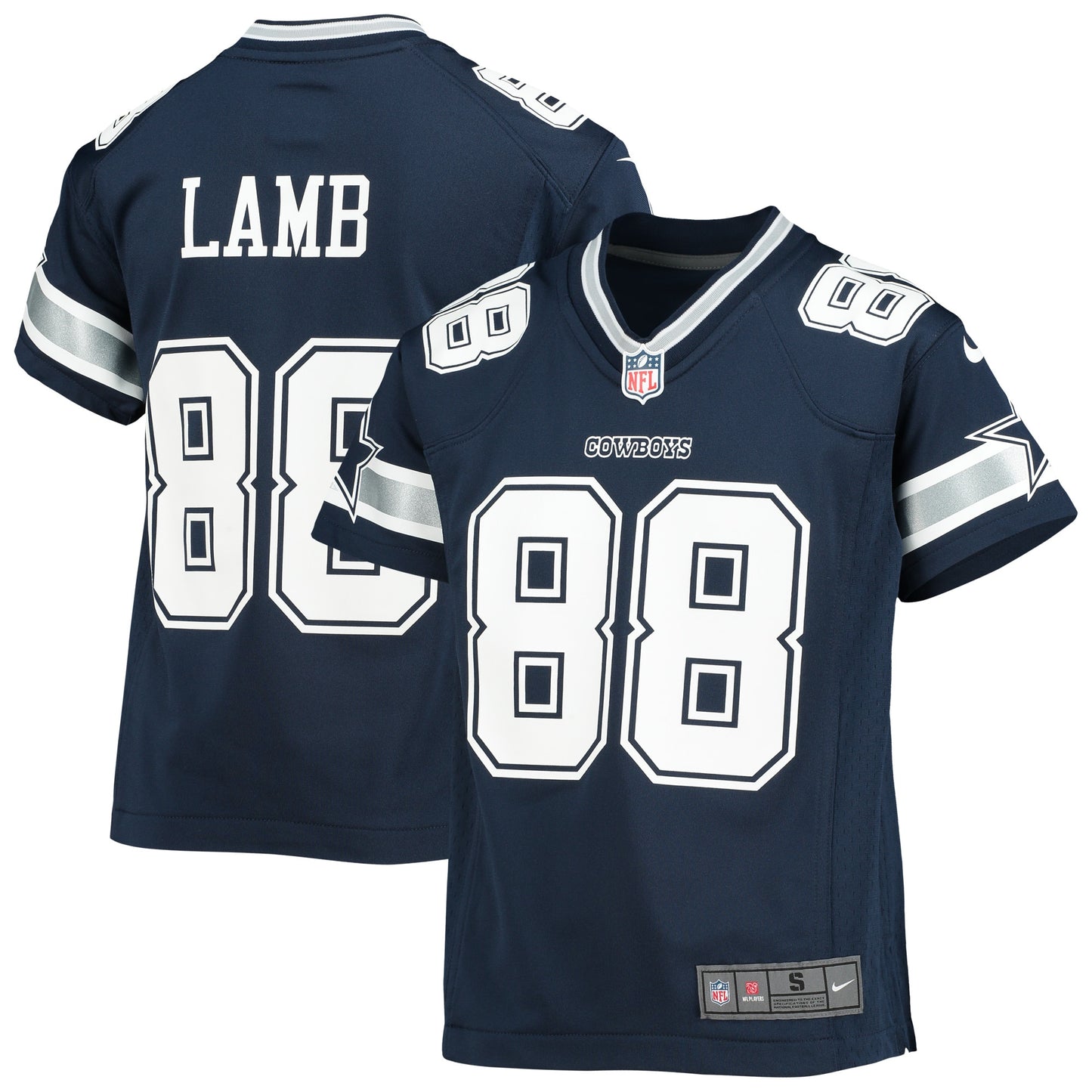CeeDee Lamb Dallas Cowboys Nike Youth Player Game Jersey - Navy
